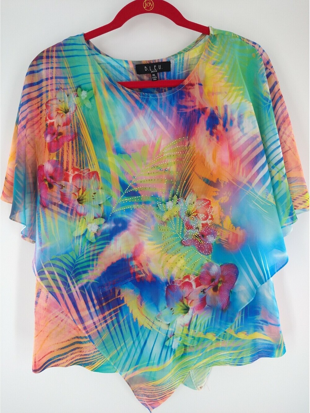 B.L.E.U petite PL Women's Blouse 002